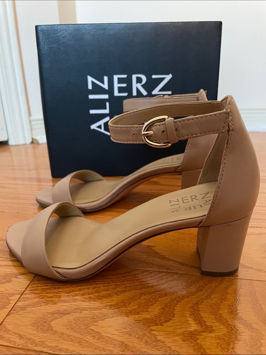 Naturalizer Shoes - Naturalizer Vera Sandal Heel in Creme Brulee Leather, Women’s 5.5